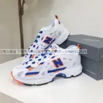 正品 NEW BALANCE NB 827系列 復古休閒 白橘藍 男女 老爹鞋 ML827AAA 運動鞋