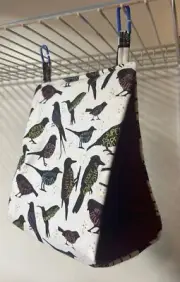 USA Medium Bird Tent Bird Hut Conure Quaker Cockatiel Bird Toys (153)