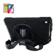 StylePro Combo, iPad mini case and screen protector, shoulder and hand strap, rotating stand. Shockproof case for iPad mini 8.3", black