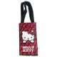 小禮堂 Hello Kitty 方形保冷水壺袋 (紅緞帶款)