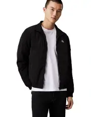 [Calvin Klein Jeans] Padded Harrington Jacket in Black