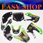 Rockstar Sticker Decal Kit Fairing KAWASAKI KX65 KLX110 125cc Dirt Bike Pit Pro