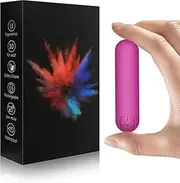 Vibrator, Adult Toys, Vibrator Bullet, Vibrator Sex Toy, 3" Fully Waterproof Rechargeable Discreet Mini Lipstick Vibrators Nipple G-Spot Vibrater Sex Toy with 10 Vibration Modes, Purple