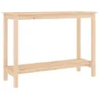 Console Table 110X40x80 Cm Solid Wood Pine pine wood Hall Tables