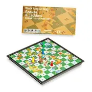 Magnetic Snakes and Ladders Board Game Set - 9.6 Inches