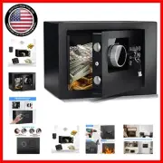 Fireproof Alloy Steel Security Safe with Alarm System - 4.6L Household Storage