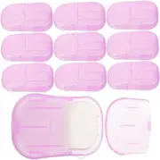 WHAMVOX Hand Washing Soap Slices 15 Pack Portable Travel Soap Sheets Compact Bulk for Travel Safe Gentle