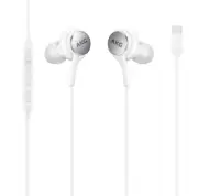 4Xem 4XSAMEARAKGCW USB-C AKG Earphones with Mic and Volume Control (White)
