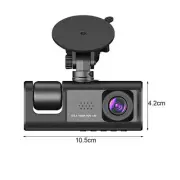 1080P Dual Lens Car Dash Cam Recorder – Front and Rear Camera with G-Sensor DVR
