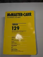 McMaster-Carr Supply Company Catalog 129 Excellent Condition