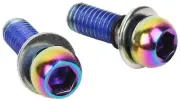 SRAM Caliper Mounting Hardware Direct and Standard Mount Stainless Rainbow Bolts