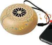 Retro Wooden Speaker,Outdoor Speaker with Lanyard | Bass Music Player, Electronics for Home, Shower, Outdoors, Travel