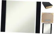 Wood Bathroom Mirror Wall Mirror for use as Glass Size 18x24 Shiplap Navy