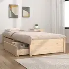 vidaXL Bed Frame with Drawers 92x187 cm Single Bed Size