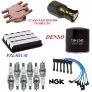 Tune Up Kit Filters Cap Spark Plugs For CHRYSLER SEBRING V6 2.5L;Coupe 1996-2000