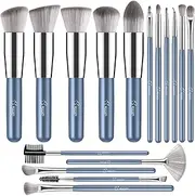 Makeup Brushes Makeup Brush Set, BESTOPE PRO Makeup Brushes Kit, 16Pcs Professional Makeup Brush Set for Eye and Face, Foundation Powder Concealers Blush Eyeshadow Brush Make UP Brushes Kit Blue