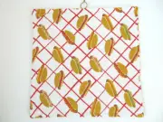 Jumbo Giant Pot Holder 12.5" x 12.5" Hot Dogs Graphics Extra Large Pad Camping L