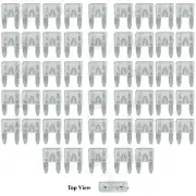 25A Amp 50x Mini Blade Fuse APM ATM Motorcycle Automotive Trip Spade Set Kit