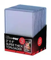 Ultra Pro 75pt Toploader Super Thick Card Holder (25 per pack)