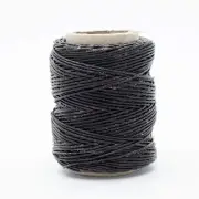 Realeather Cord Waxed Thread for Leather Crafts 50 G Chocolate