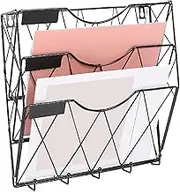GkgWuxf Wall Book Holder - Kids Floating Bookshelf - Display Rack Screws Mount for Notebooks Small Items Bedroom Dorm Nursery Apartment Playroom Kindergarten Living Room Garage Laundry