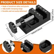 Mini Bench Vice Clamp Mini Flat Clamp Set Aluminium Alloy Parallel Table xizUa