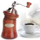 Wood Classic Antique Manual Coffee Grinder Hand Crank Coffee Bean Mill
