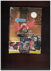 1987 DONRUSS BASEBALL WAX BOX SEALED BONDS & BO ROOKIE? BBCE FASC
