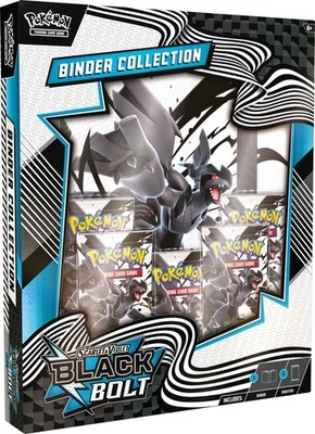 Black Bolt Scarlet & Violet Pokemon TCG Binder Collection with 5 Booster Packs