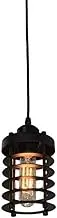 American Retro Industrial Wrought Iron Chandelier,Flush Mount Ceiling Lighting Fixtures,Personality Single Head Pendant Lamp,Pastoral Balcony Decoration Hanging Light