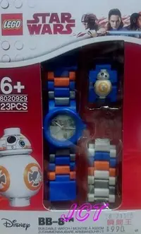 在飛比找Yahoo!奇摩拍賣優惠-JCT LEGO樂高手錶─STAR WARS系列 BB-8 