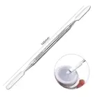 Stainless Steel Dual Heads Spatula Mixing Stick Foundation Mixing Make Up To S^3