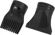 Salon Grade Hair Dryer Nozzles 2-pack Flat Comb Attachment Replacement Nozzles for Hair Dryer