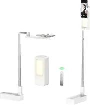 Phone Tripod Recording with LED Light, 360° Rotatable, Portable & Extendable....