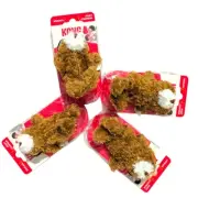 Kong Dr Noyz (4) Mouse Plush Squeaky Bear XS Puppy Dog Toy With Extra Squeaker