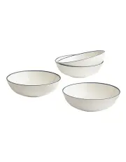 [Royal Doulton] Maze Bowl 18cm Set of 4 in White