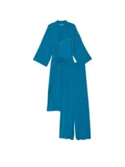 Victoria's Secret Modal 2-Piece (Cami Pants) Pajama Set XL/XXL Sapphire NO ROBE