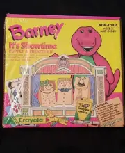 barney its showtime puppet and theater kit
