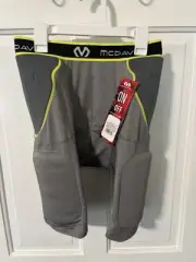 New McDavid Rival Integrated Girdle With Hard Shell Thigh Guards Gray Men M