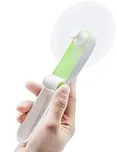 Ronessy Mini Personal Fan, Pocket Fan, Folding Handheld Fan, Portable Fan, Travel Fans Rechargeable(Green)