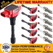Set of 6 Ignition Coil & Spark Plug for QX60 Altima Maxima Murano Quest V6 3.5L