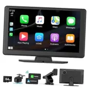 Portable Carplay Screen for Car 5K Dash Cam, 9" Wireless CarPlay & Android
