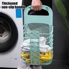 Foldable Laundry Basket Scratch-proof Clothes Hamper Wall-mounted with Capacity