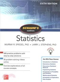 在飛比找三民網路書店優惠-Schaum's Outlines Statistics