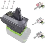 【Upgraded】 3-in-1 V6/V7/V8 Adapter for Ryobi 18V ONE+ Battery Convert to for Dyson V6/V7/V8 Series Handheld Vacuum Cleaner Battery Compatible with V6/V7/V8 Animal Absolute V6/V7/V8 Common (Ryobi)