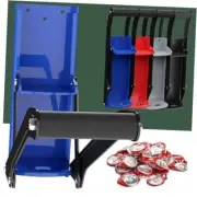 Heavy Duty Can Smasher Wall Mounted, 16oz 12oz Can Crusher for Blue