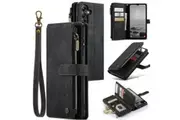 Samsung Galaxy A34 CaseMe C30 Multifunction Wallet, Zip Pocket, 7 Card Slots