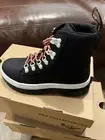 Dr. Martens Boots “COMBS W" BLACK NYLON CASUAL COMBAT LACE UP BOOTS Sz 9M