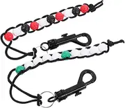 WOONEKY 2pcs Golf Score Counter Bead Tool Durable Scoring Device for Accurate Golf Shot Tracking Present for Friends