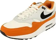 [Nike] Air Max 1 Premium The Bay Men's Shoes (FJ4451-100, White/University Red), White Monarch Pure Platinum Black, 9.5